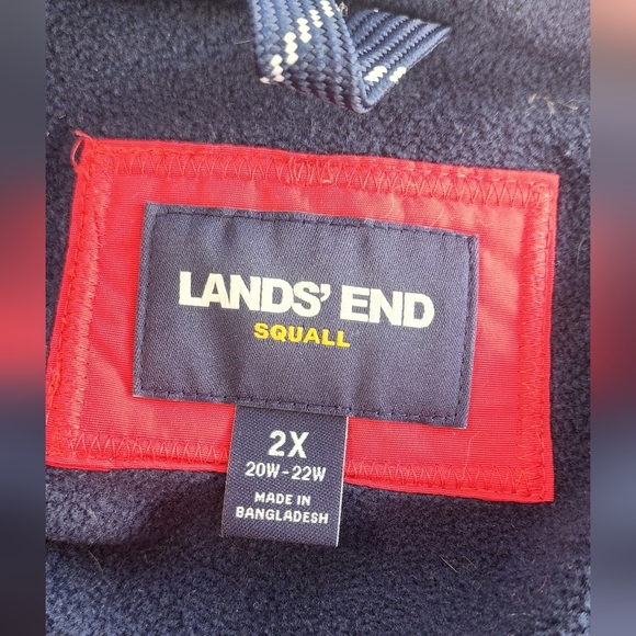 Lands End plus squall cherry red jacket - Picture 10 of 10